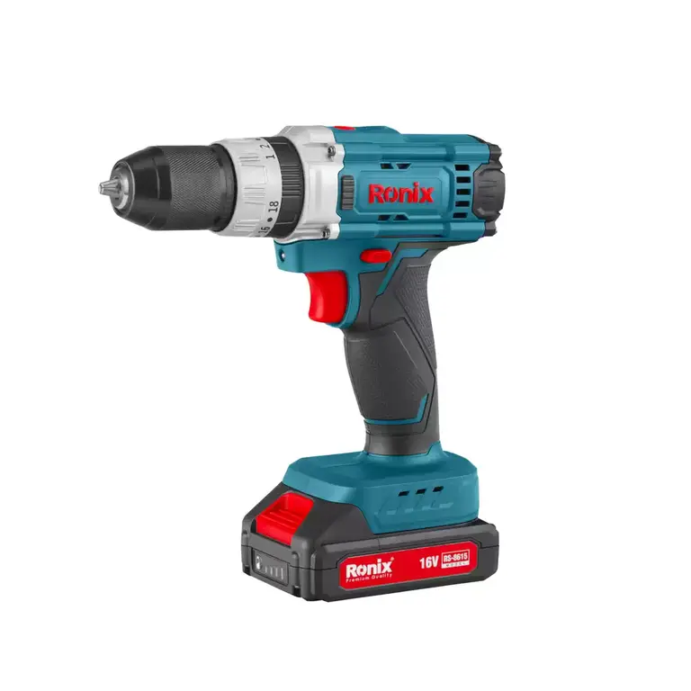 کیت دریل شارژی ۱۶ ولت دو باطری ۳۳ پارچه رونیکس مدل RS-۸۶۱۵    رونیکس Ronix